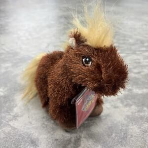 Webkinz Cares Lil Kinz Brown Horse Plush Stuffed Animal NWT Sealed Unused Code